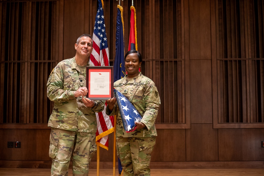 Quarles retires from Indiana National Guard