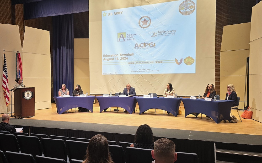 DVIDS – News – JBM-HH hosts first education town hall