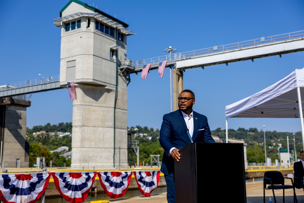 Decades in the making: Pittsburgh District celebrates completion of newest lock chamber on Monongahela River