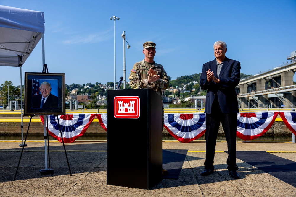 Decades in the making: Pittsburgh District celebrates completion of newest lock chamber on Monongahela River