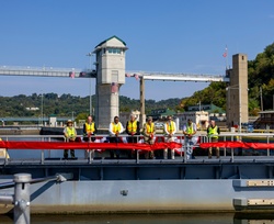 Decades in the making: Pittsburgh District celebrates completion of newest lock chamber on Monongahela River