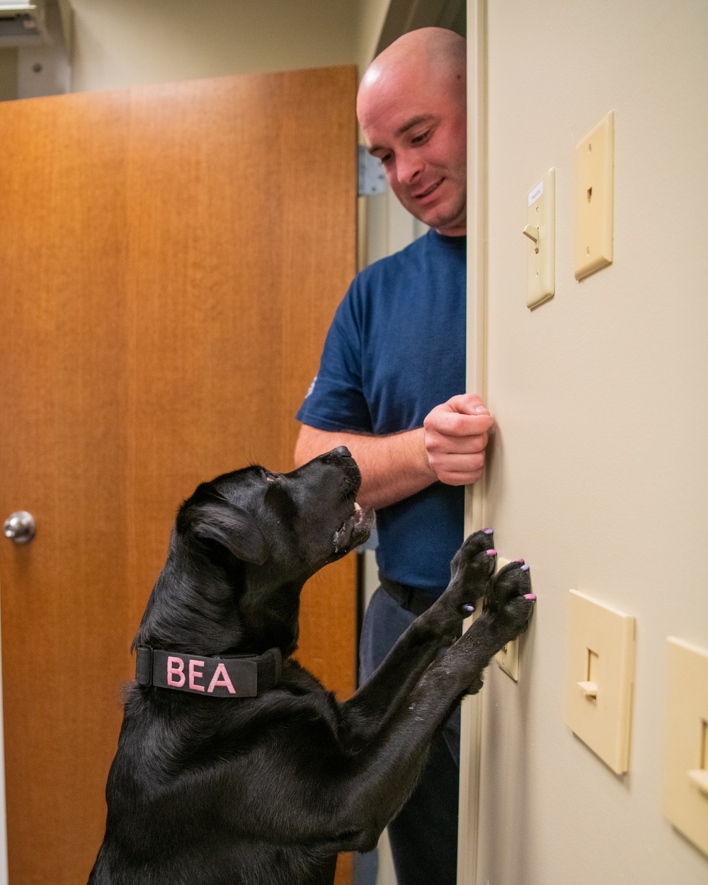 LEAD spotlights first DOD firefighter and service animal team at the depot