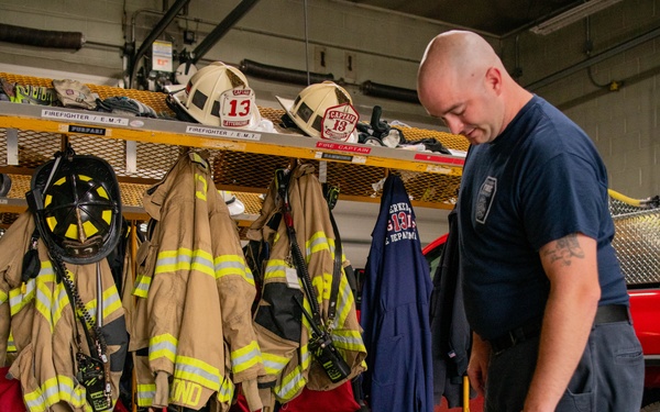 LEAD spotlights first DOD firefighter and service animal team at the depot