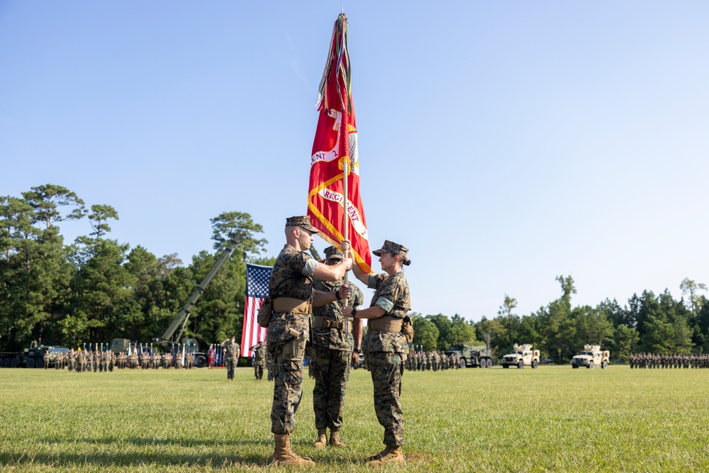 Combat Logistics Regiment 2 Change of Command Ceremony