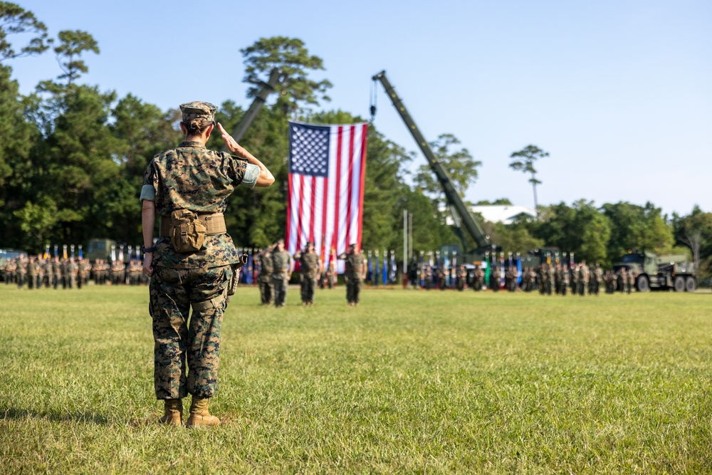 Combat Logistics Regiment 2 Change of Command Ceremony