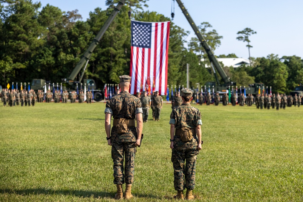 Combat Logistics Regiment 2 Change of Command Ceremony