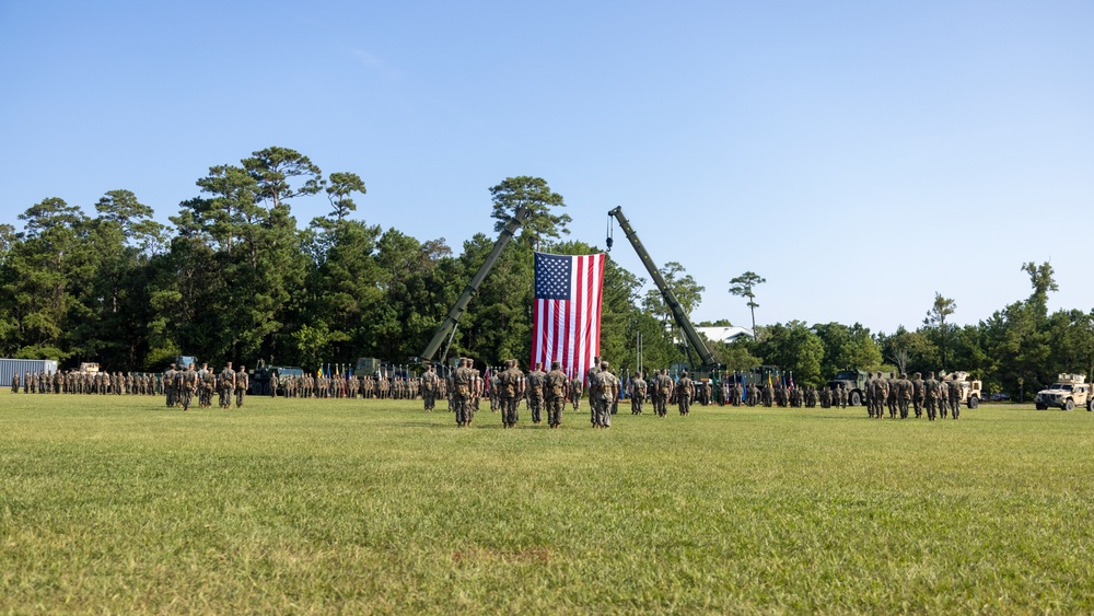 Combat Logistics Regiment 2 Change of Command Ceremony