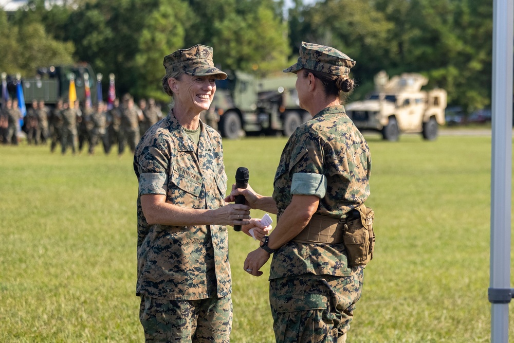 Combat Logistics Regiment 2 Change of Command Ceremony