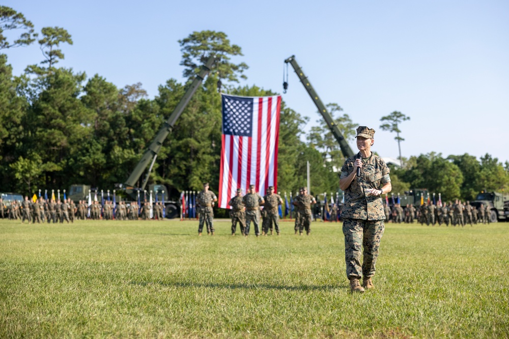 Combat Logistics Regiment 2 Change of Command Ceremony