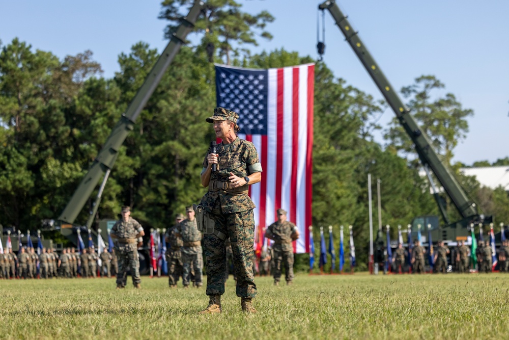 Combat Logistics Regiment 2 Change of Command Ceremony