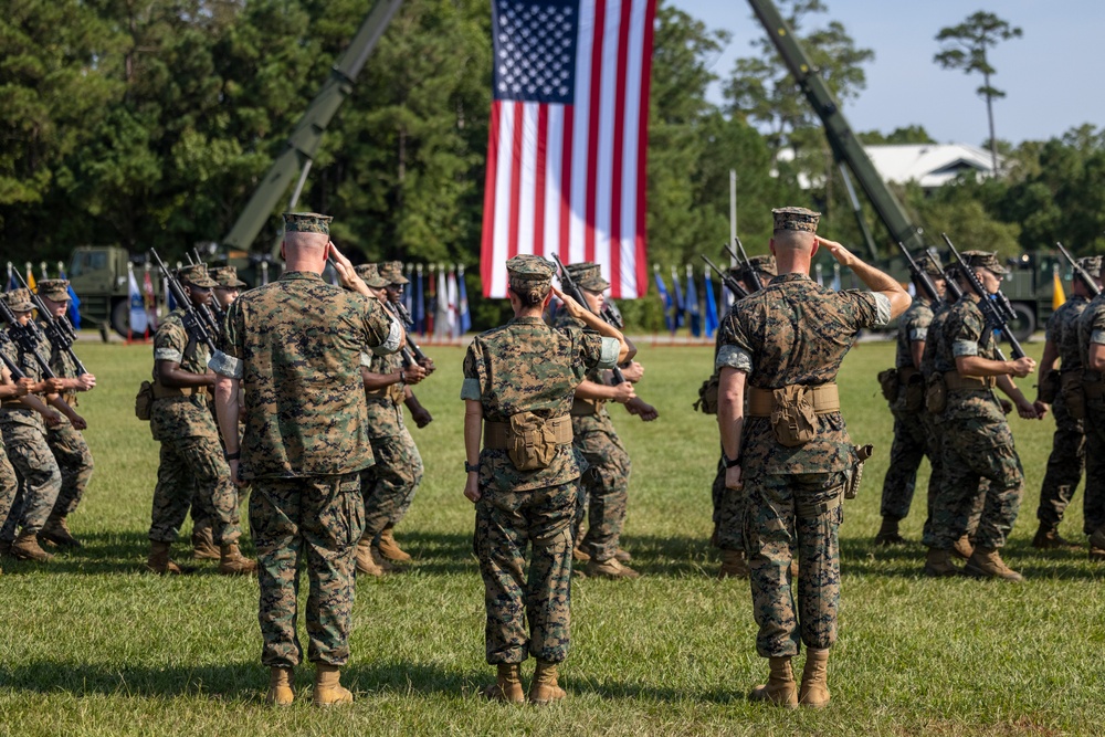 Combat Logistics Regiment 2 Change of Command Ceremony