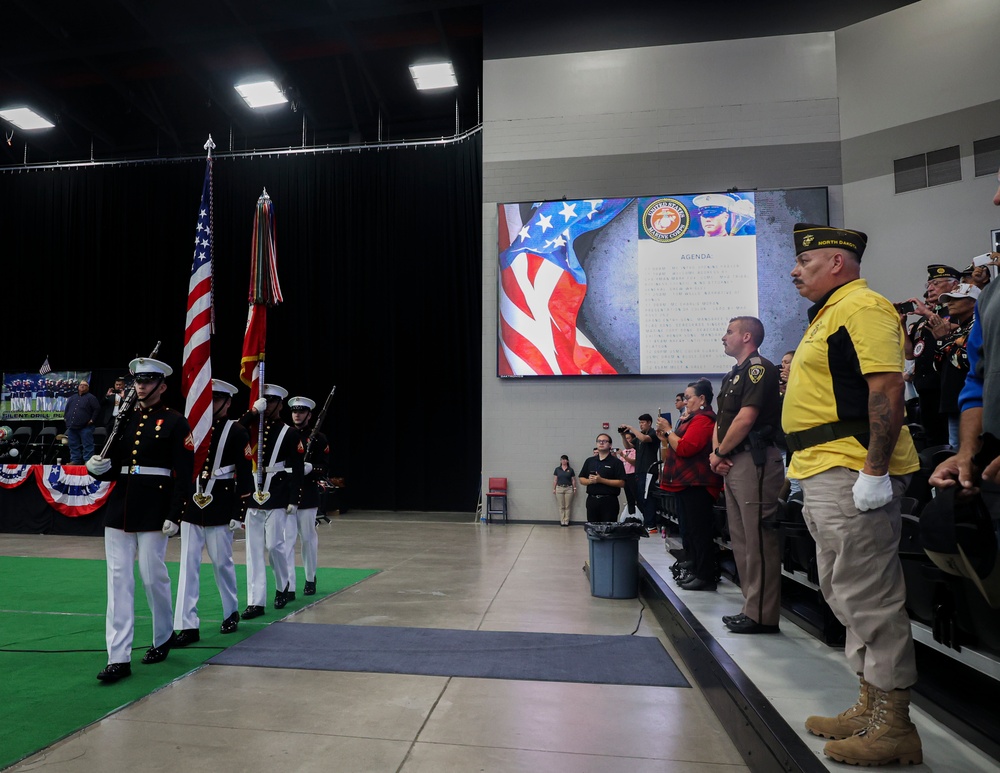 The Battle Color Detachment in North Dakota