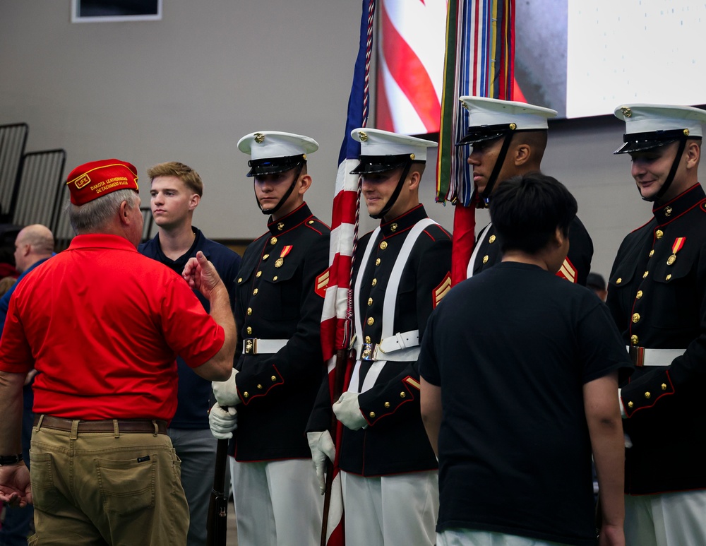 The Battle Color Detachment in North Dakota