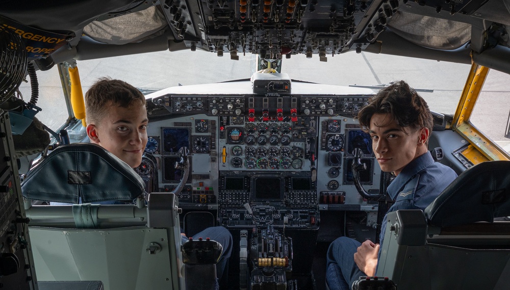 RAF Air Cadets tour RAF Mildenhall