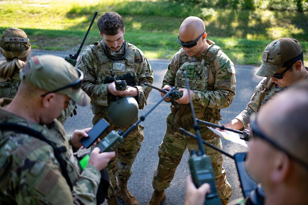 421st Combat Training Squadron students complete defensive fighting position training