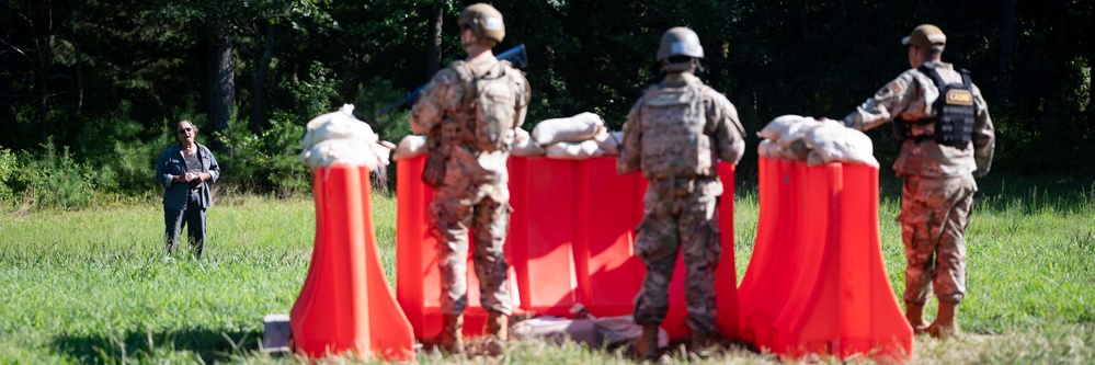 421st Combat Training Squadron students complete defensive fighting position training