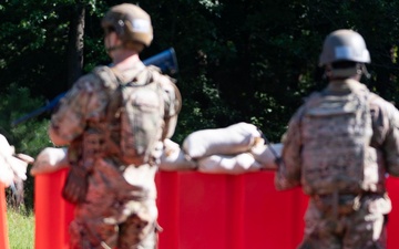 421st Combat Training Squadron students complete defensive fighting position training