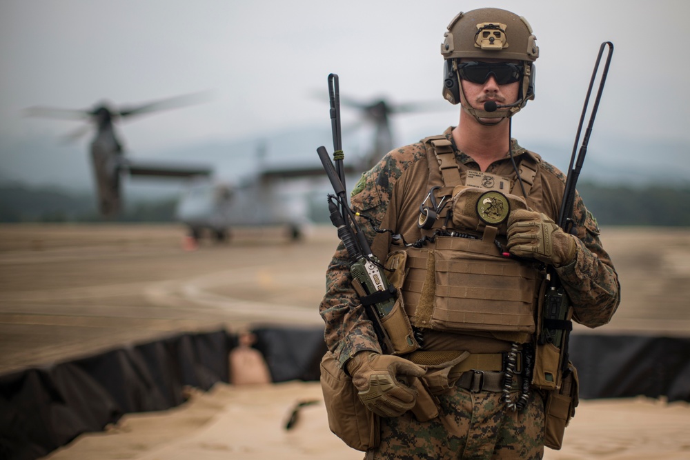 SY 24 | 15th MEU Refuels MV-22s at Yecheon FARP