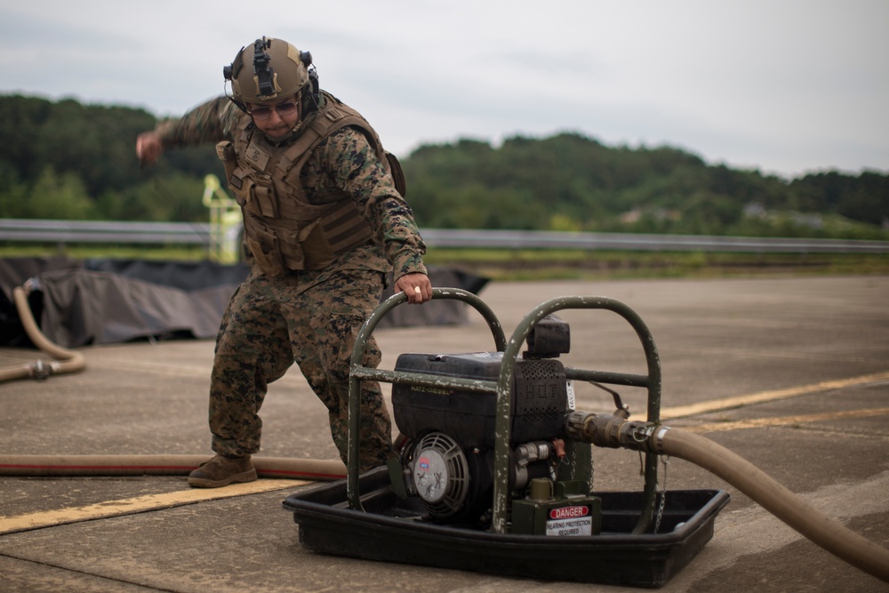 SY 24 | 15th MEU Refuels MV-22s at Yecheon FARP