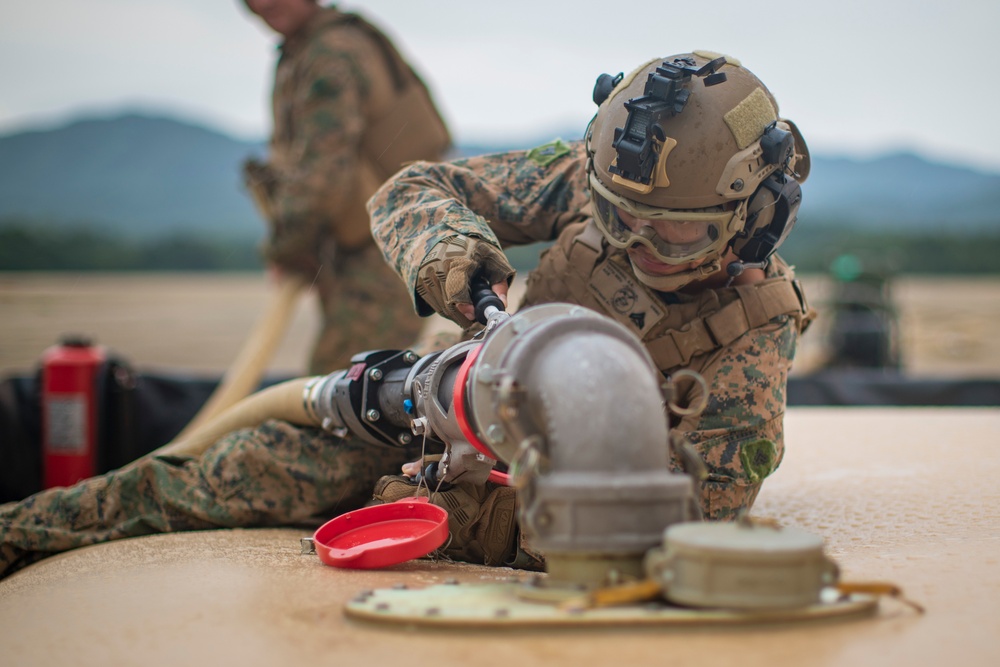 SY 24 | 15th MEU Refuels MV-22s at Yecheon FARP