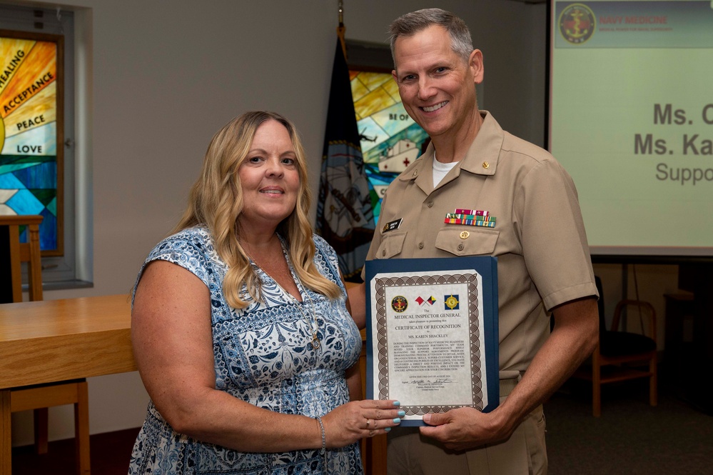 MEDIG AWARDS FOR NMCP STAFF