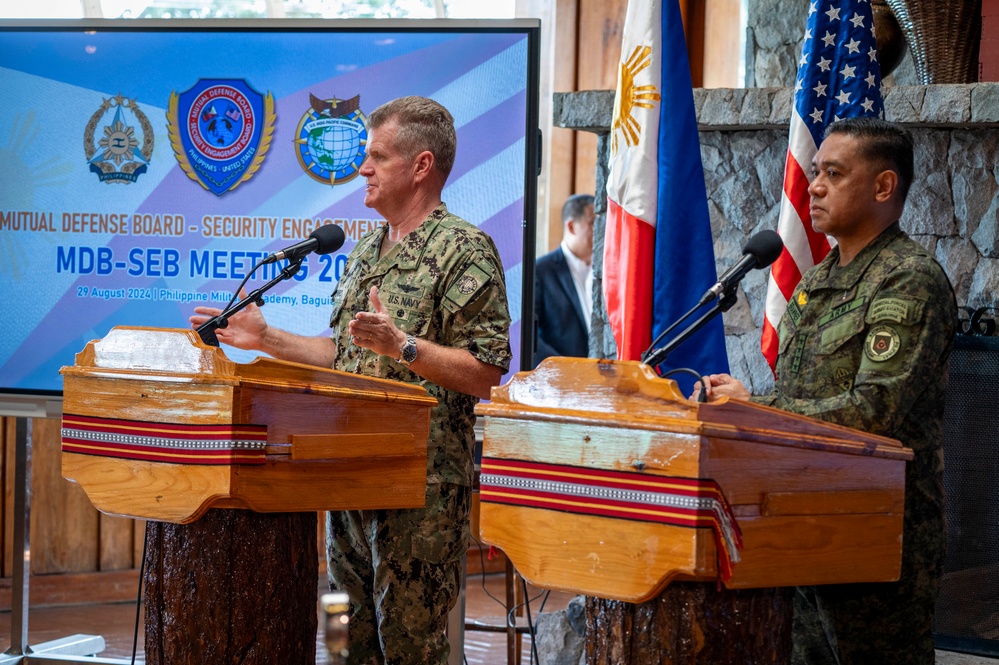 Commander of U.S. Indo-Pacific Command participates in Mutual Defense Board Security Engagement Board in the Philippines