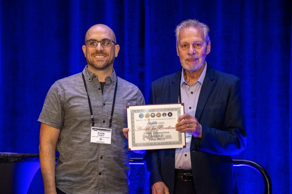 NHRC's Dr. Evan Chinoy Wins First Place Award at MHSRS 2024