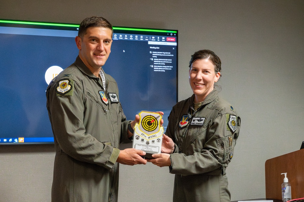 Nellis AFB 57th Wing Quarterly Award Winners