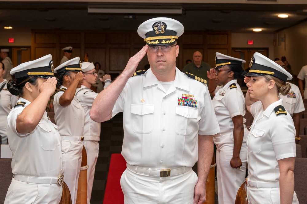 NMCP HOSTS EMF-JULIET CHANGE OF COMMAND