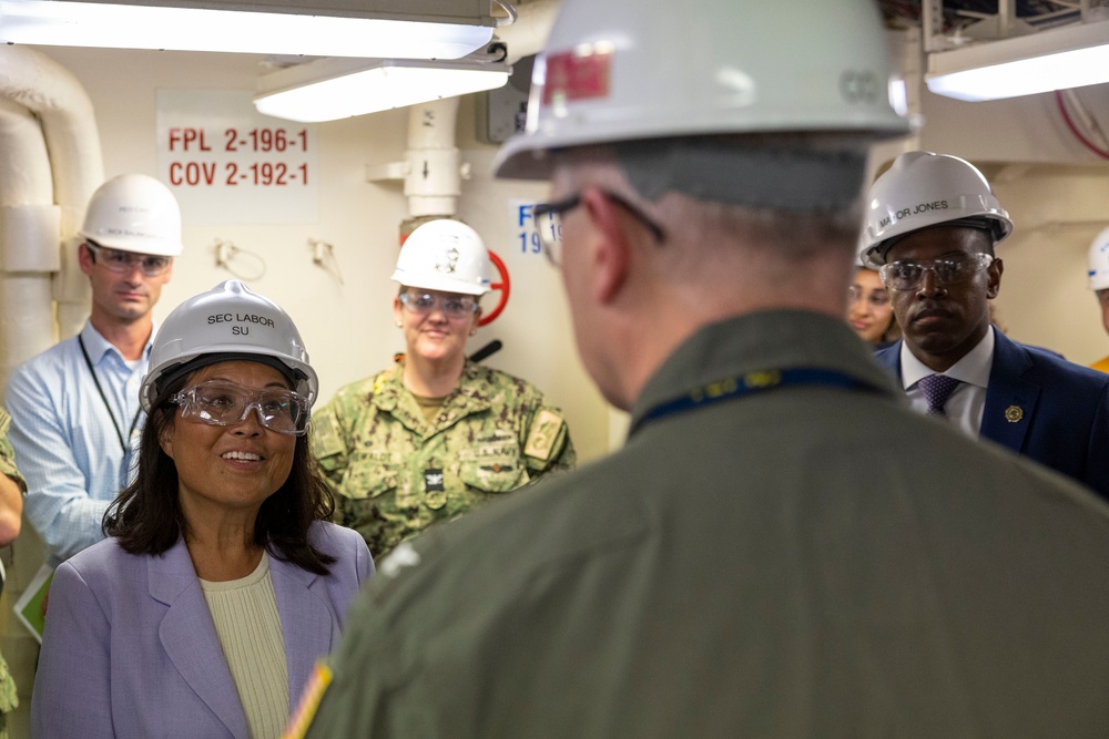 SECNAV Visits PCU John F. Kennedy