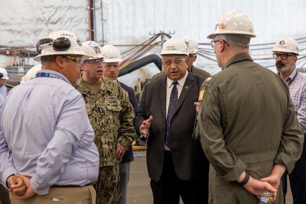 SECNAV Visits PCU John F. Kennedy