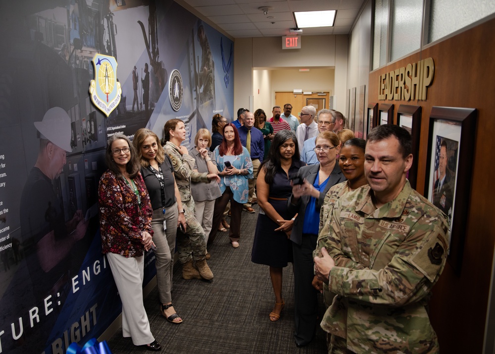 AFCEC Heritage Wall dedication ceremony