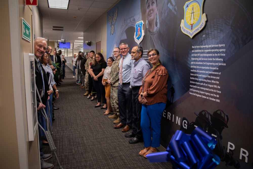 AFCEC Heritage Wall dedication ceremony