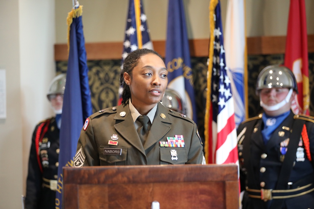 HRC Soldier serves as keynote speaker for award ceremony