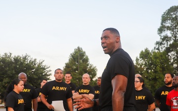 The Division Sustainment Troops Battalion holds a physical fitness competition