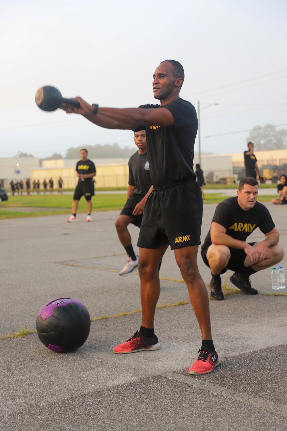 The Division Sustainment Troops Battalion holds a physical fitness competition