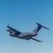 Two C-17s Fly Formation Over Edwards AFB