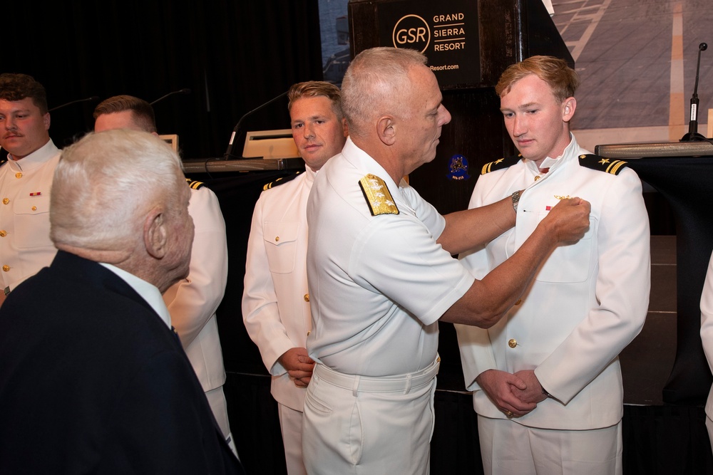 Naval Aviator receives Wings of Gold at Tailhook '24