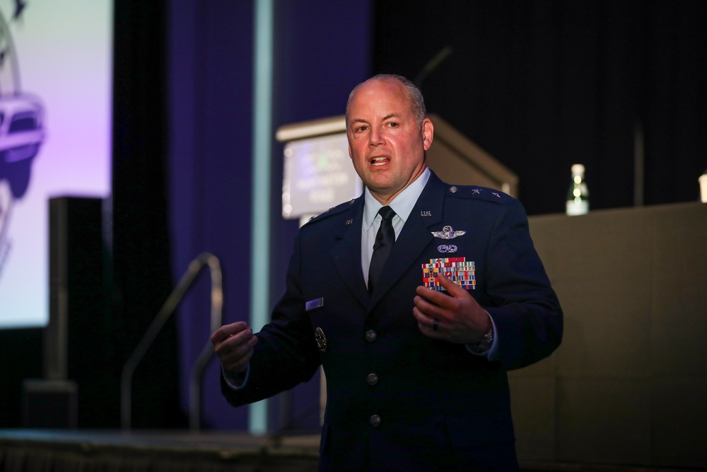 Acting Air National Guard director speaks in Detroit