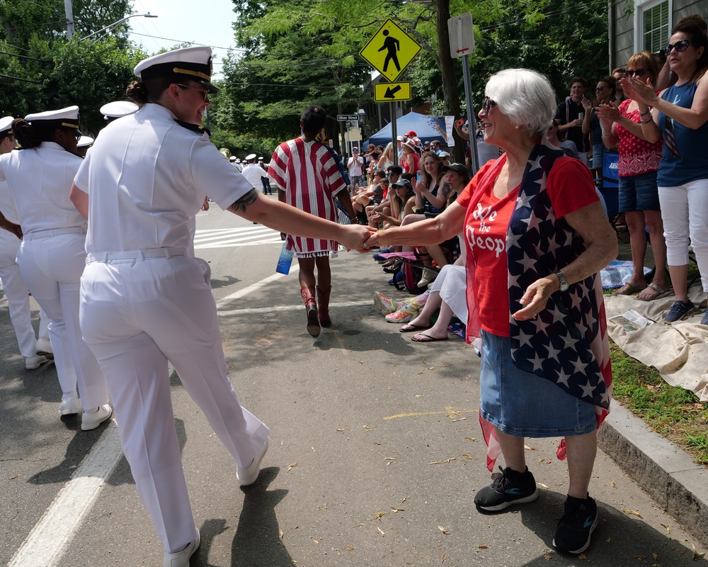 NSCS marches in the Nation’s oldest continuous Fourth of July Parade in Bristol, R.I.