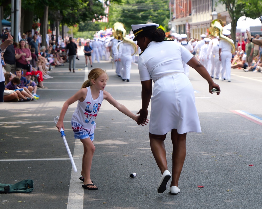 NSCS marches in the Nation’s oldest continuous Fourth of July Parade in Bristol, R.I.