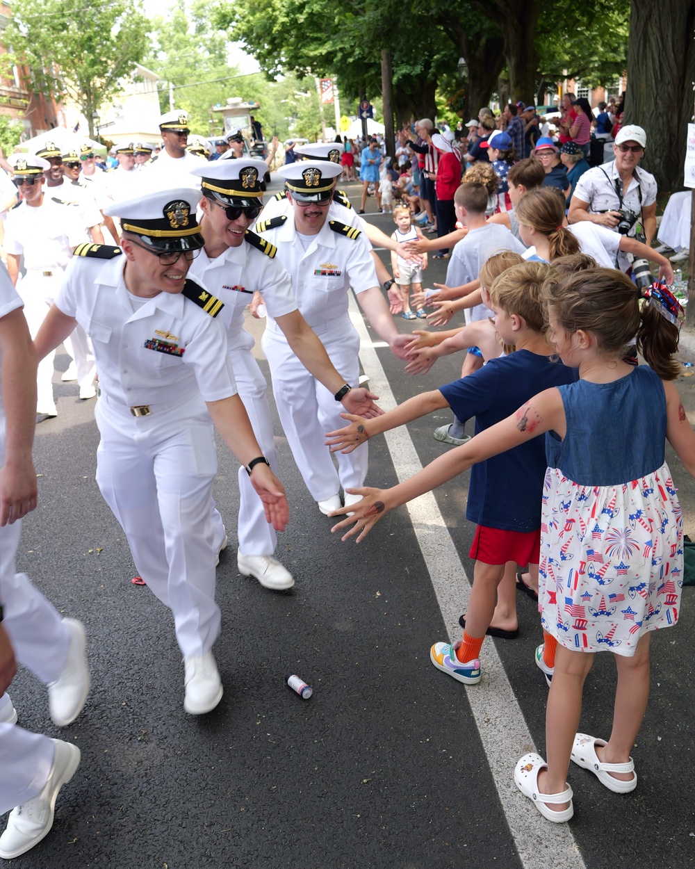 NSCS marches in the Nation’s oldest continuous Fourth of July Parade in Bristol, R.I.