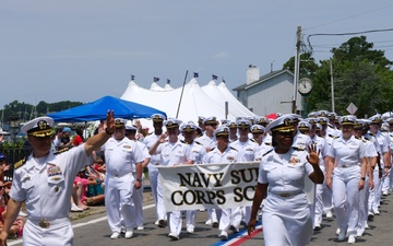 NSCS marches in the Nation’s oldest continuous Fourth of July Parade in Bristol, R.I.