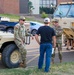 Families explore vehicles at National Night Out