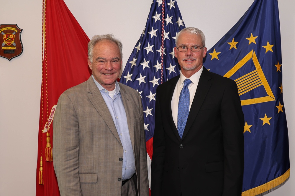 U.S. Sen. Kaine visits Quantico, speaks with Child Development Center educators