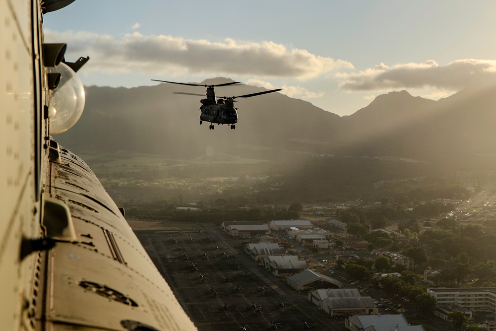 25th CAB Soldiers Conduct Night Air Assault