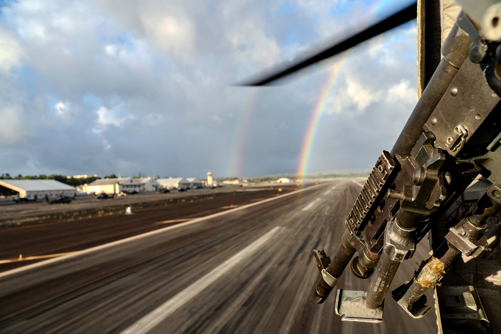 25th CAB Soldiers Conduct Night Air Assault