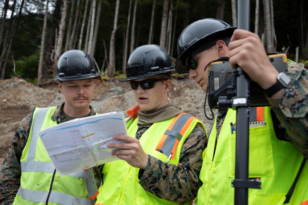 IRT in action: USMC engineers conduct earthwork operations for future Shepard Point oil spill response site