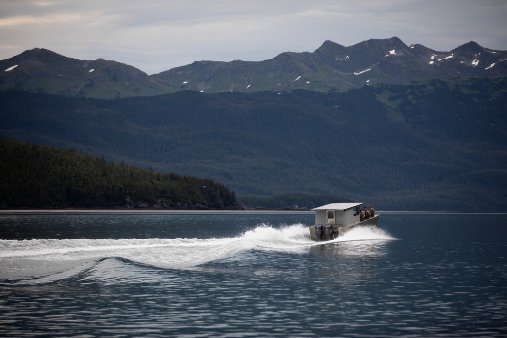 IRT in action: USMC engineers conduct earthwork operations for future Shepard Point oil spill response site