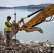 IRT in action: USMC engineers conduct earthwork operations for future Shepard Point oil spill response site